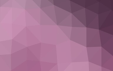 Fototapeta premium Light Pink vector polygonal pattern.