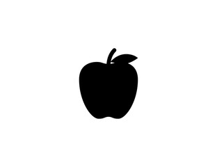 Apple Fruit Vector Icon