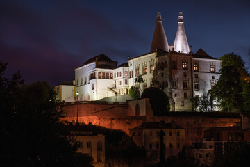Fototapeta na wymiar Sintra National Palace in Sintra