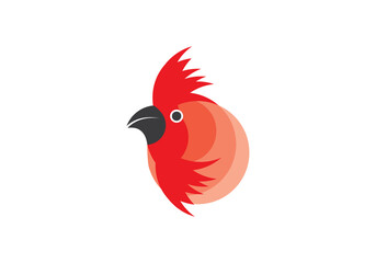 Colorful minimal bird logo.vector illustration.Modern 
Chicks Logo Template .