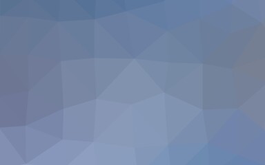 Light BLUE vector shining triangular background.