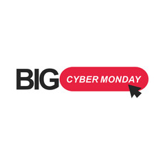 cyber monday, big sale offer click arrow