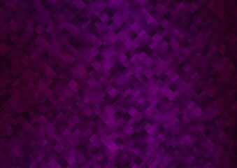 Dark Purple vector backdrop with rectangles, squares.