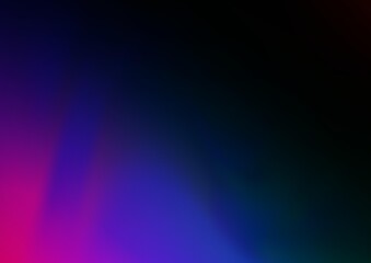 Dark Multicolor, Rainbow vector blurred and colored background.