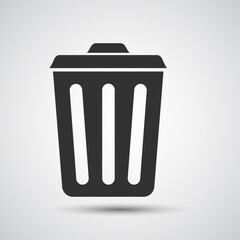 Trash can icon