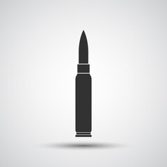 Rifle bullet icon