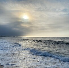 Obraz premium Sunrise on beach_3