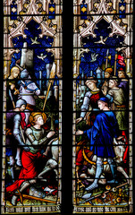 Fototapeta premium Conversion of Saint Paul, Saint Botholph´s church, Boston, Lincolnshire, England