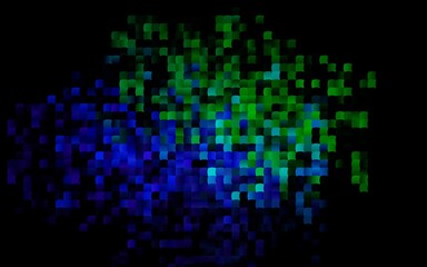 Obraz premium Dark Multicolor, Rainbow vector background with rectangles.