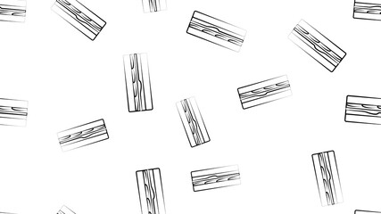 Doodle Sandwich seamless pattern background