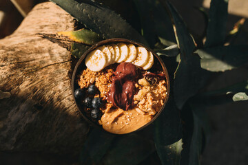 cereals and fruits - healthy and natural - fresh
