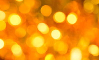 abstract background with bokeh.

Golden abstract background with bokeh, close-up.