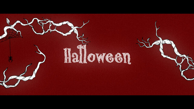 Glitchy Halloween Title