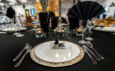 Decoration Wedding Celebration Modern Dark