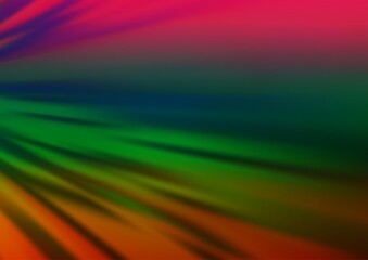 Dark Multicolor, Rainbow vector template with repeated sticks.