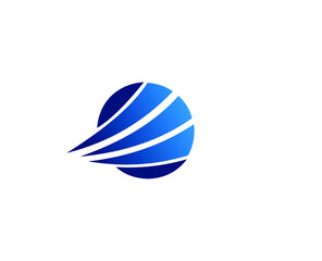 illustration globe vector icon templet