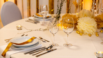 Decoration Wedding Celebration Golden Modern