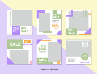 Trendy editable geometric template for social networks stories and posts, Design backgrounds for social media