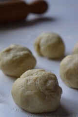 Homemade bakery, making bread