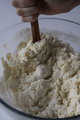 Homemade bakery, making bread
