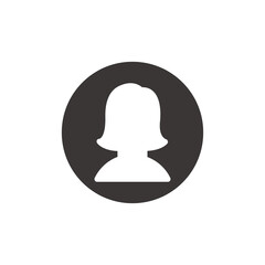 woman symbol in the circle background