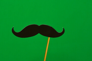 men's paper mustache movember holiday concept copy space text