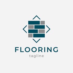 Flooring logo design inspiration vector template