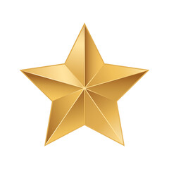 Star icon. Gold star icon isolated on a white background. Star customer product rating review flat icon for apps and websites. Vector illustration.