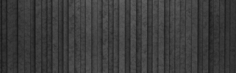 Black Vertical Stripes 3D Pattern Background