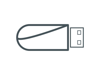 illustration flash drive