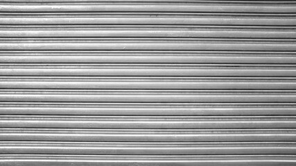 Metal Gate Newly Painted Silver