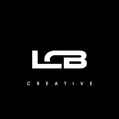 LCB Letter Initial Logo Design Template Vector Illustration