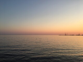 Fototapeta premium sunset in the sea
