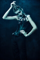 model on a terrible holiday