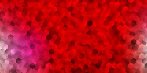 Light red vector background with random forms.