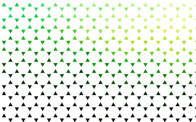 Light Green vector seamless texture in triangular style.