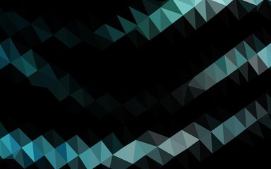 Light BLUE vector abstract mosaic backdrop.