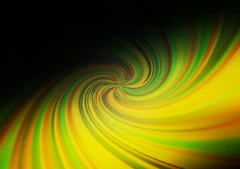 Dark Green, Yellow vector blurred bright pattern.