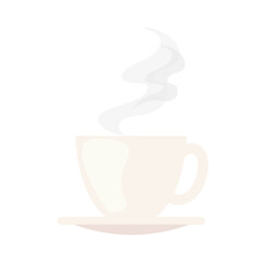 coffee cup design of drink caffeine breakfast and beverage theme Vector illustration