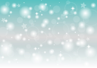 青　冬　キラキラ　ボケ　背景　壁紙　blue winter snow bokeh background