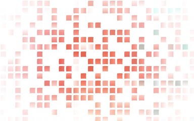 Fototapeta premium Light Red vector cover in polygonal style.
