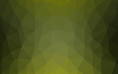 Light Green vector low poly layout.