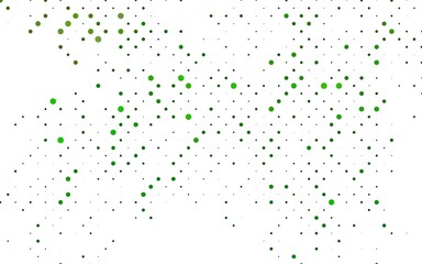 Light Green vector backdrop with dots.