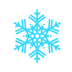 Vector beautiful snowflake design For the winter season that comes with Christmas in the New Year.