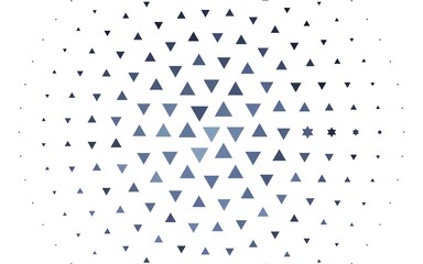 Light BLUE vector backdrop with lines, triangles.