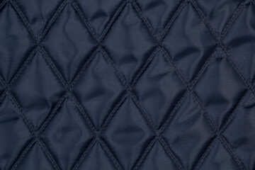 Quilted fabric. The texture of the blanket.	
