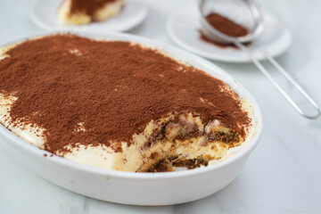 traditional italian dessert tiramisu