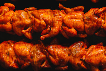delicious and juicy rotisserie chicken