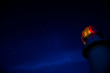 Lighthouse in the night