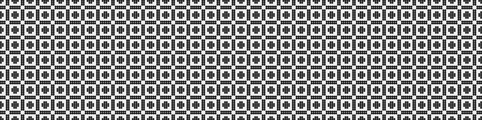 Fototapeta premium Abstract Cross Pattern Dots Logo generative computational art illustration